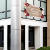 Graduation floral craft party banner (Äußeres Gebäude)