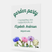 Graduation Garden Party Acrylschild (Winkel)
