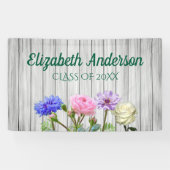 Graduation Garden Party Banner (Horizontal)