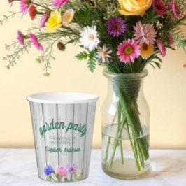 Graduation Garden Party Pappbecher