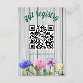 Graduation Garden Party Registry Begleitkarte