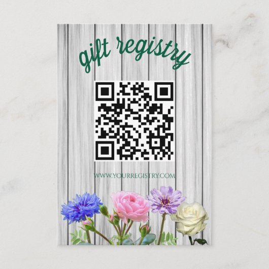 Graduation Garden Party Registry Begleitkarte (Vorderseite)