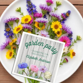 Graduation Garden Party Serviette