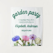 Graduation Garden Party Wandteppich (Vorderseite)