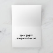 Graduation Gerbil Karte (Innenseite)