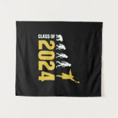 Graduation Gift | Class Of 2024 Wandteppich (Vorderseite (Horizontal))