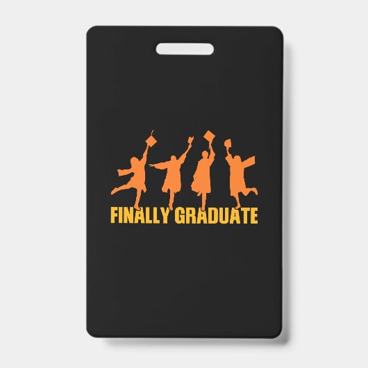 Graduation Gift | Finally Graduate Ausweis (Vorderseite)