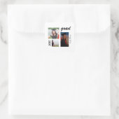 Graduation Grad 2025 personalized Quadratischer Aufkleber (Tasche)