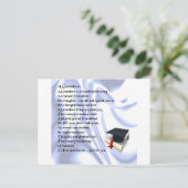 Graduation Grandson Geem Postkarte (Stehend Vorderseite)