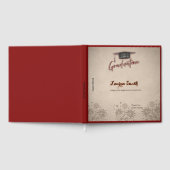 Graduation Guest Book Modern Keepsake Gästebuch (Voll)