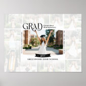 Graduation Guest Signing Grad Photo Keepsake Gift Poster (Vorne)