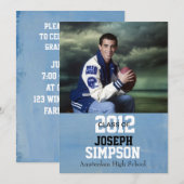 Graduation Invitation Cards Einladung (Vorne/Hinten)