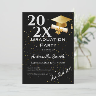 Graduation Invitation Einladung