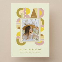 Graduation invitation photo announcement 2026 ankündigung