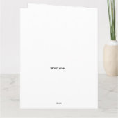 Graduation Karte (Rückseite)