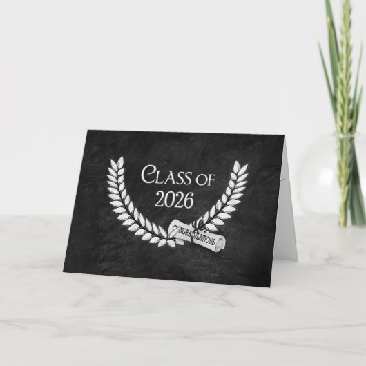 Graduation Laurel Wreath for 2026  Karte (Vorderseite)