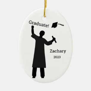 Graduation Male Celebration Keepsake Keramik Ornament