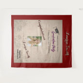 Graduation Modern Graduation Party Invitation Wandteppich (Vorderseite (Horizontal))