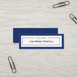 Graduation Name Card Mini Visitenkarte