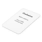 Graduation name class of 20XX university name simp Magnet (Linke Seite)