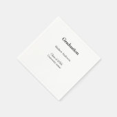 Graduation name class of 20XX university name simp Serviette (Ecke)