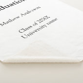 Graduation name class of 20XX university name simp Sherpadecke (3/4)