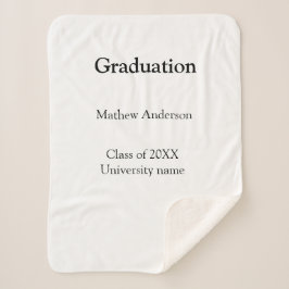 Graduation name class of 20XX university name simp Sherpadecke