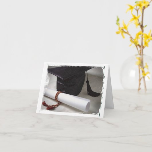 Graduation Note Card Karte (Gelbe Blume)