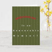 Graduation Olive & Stripes Folded Greeting Card Karte (Gelbe Blume)
