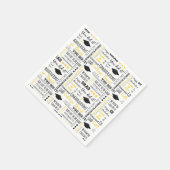 Graduation Paper Napkins Serviette (Ecke)