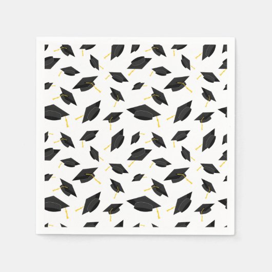 Graduation Paper Napkins Serviette (Vorderseite)