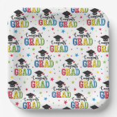 Graduation Pappteller (Vorderseite)