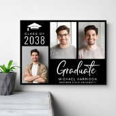 Graduation Party 3 Foto Black Poster