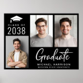 Graduation Party 3 Foto Black Poster (Vorne)