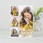 Graduation Party 4 Fotos Universität 2023 Ankündigung (Stehend Vorderseite)