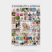 Graduation Party 55 FotoCollage Custom Acrylschild (Vorderseite)