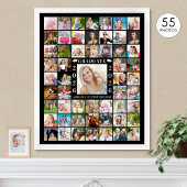 Graduation Party 55 FotoCollage Personalisiert Poster