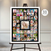 Graduation Party 55 FotoCollage Personalisiert Poster