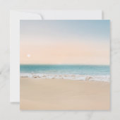 Graduation Party Beach Themenabend Foto Karte (Rückseite)