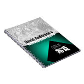 Graduation Party Class of 2018 Custom Guest Book 2 Notizblock (Rechte Seite)