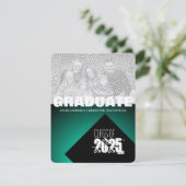 Graduation Party Class of 2018 Custom Invitation 2 Einladung (Stehend Vorderseite)