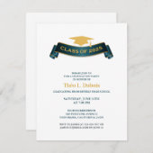Graduation Party Class of 2025 Einladung (Vorne/Hinten)
