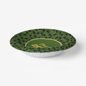 Graduation Party Class of Personalisiert Green Gol Pappteller (Gewinkelt)