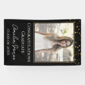 Graduation Party Custom Foto Feier Banner (Horizontal)
