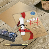 Graduation Party Diploma Scroll ID891 Einladung