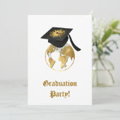 Graduation Party! Einladung (Stehend Vorderseite)