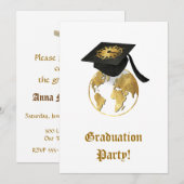 Graduation Party! Einladung (Vorne/Hinten)