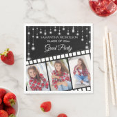 Graduation Party Foto Film Reel Hollywood Star Serviette (Beispiel)