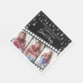 Graduation Party Foto Film Reel Hollywood Star Serviette (Ecke)