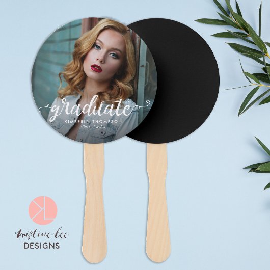 Graduation Party Foto Script Celebration Moderne Fächer